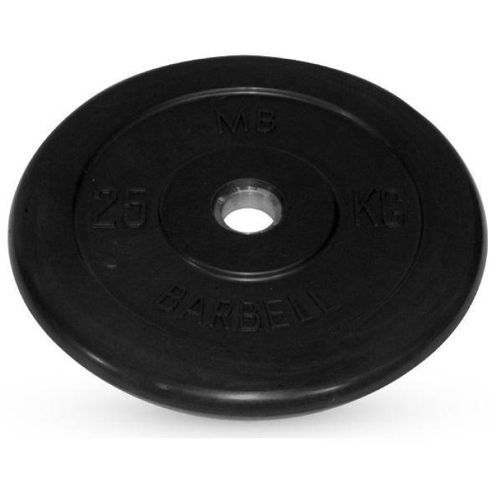 Диск обрезиненный MB Barbell MB-PltB31-25 Диск обрезиненный MB Barbell MB-PltB31-25