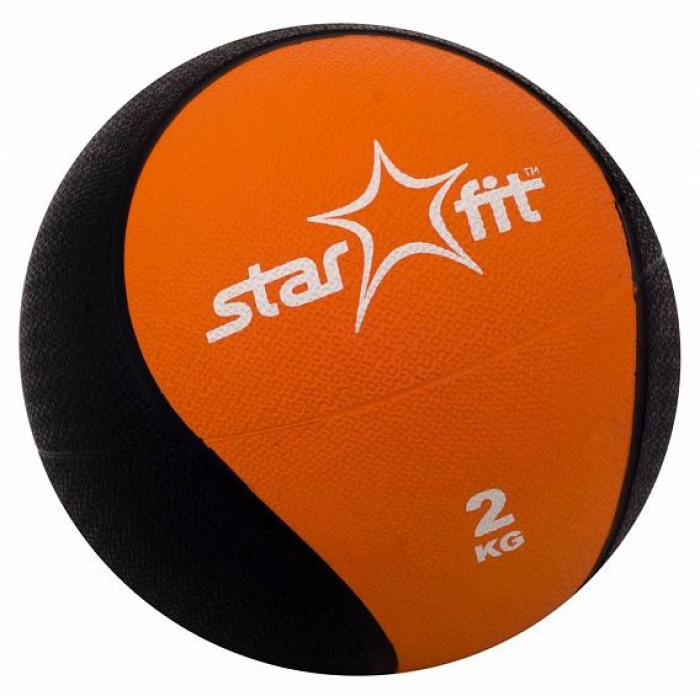 Медбол Starfit Pro GB-702 2 кг оранжевый Медбол Starfit Pro GB-702 2 кг оранжевый