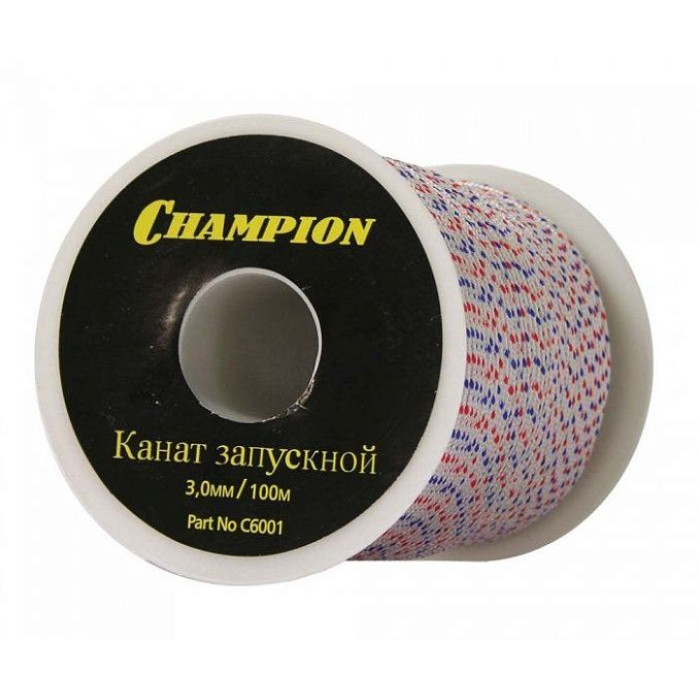 Канат запускной CHAMPION 3,0мм 100м Канат запускной CHAMPION 3,0мм 100м