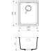 Кухонная мойка Omoikiri Kata 34-U-BL (4993382) Кухонная мойка Omoikiri Kata 34-U-BL (4993382)