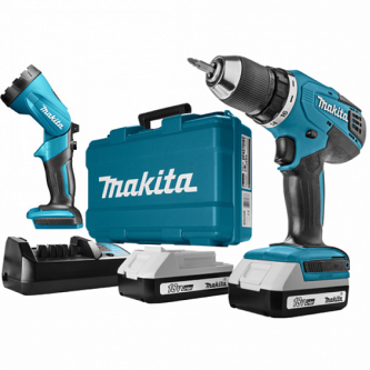 Шуруповерт аккумуляторный MAKITA DF457DWLE