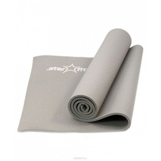 Коврик для йоги Starfit FM-101 PVC 173x61x1,0 см серый