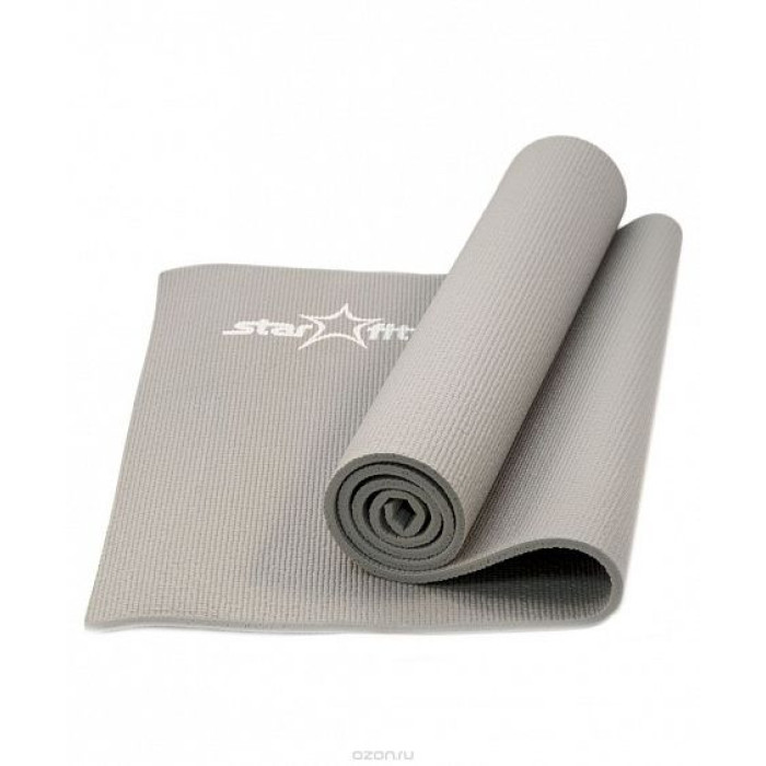 Коврик для йоги Starfit FM-101 PVC 173x61x1,0 см серый