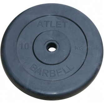 Диск обрезиненный MB Barbell MB-AtletB26-10