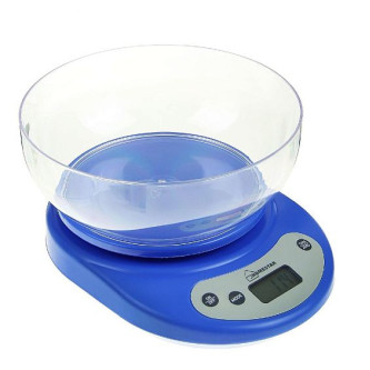 Кухонные весы HOMESTAR HS-3001 голубые Кухонные весы HOMESTAR HS-3001 голубые