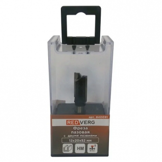 Фреза RedVerg HM пазовая 12х20х52мм(840091) Фреза RedVerg HM пазовая 12х20х52мм(840091)