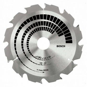 Пила твердосплавная BOSCH 160х20/16х 12 construct 630