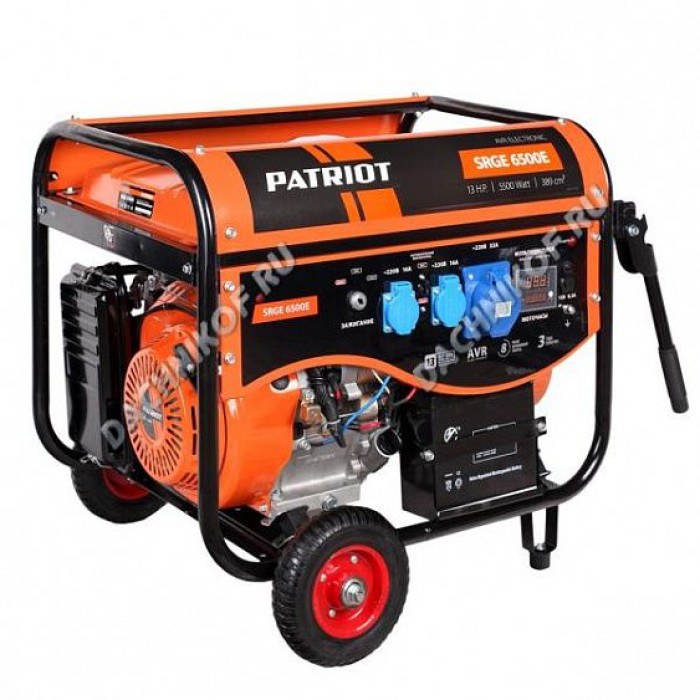 Генератор PATRIOT srge 6500e Генератор PATRIOT srge 6500e