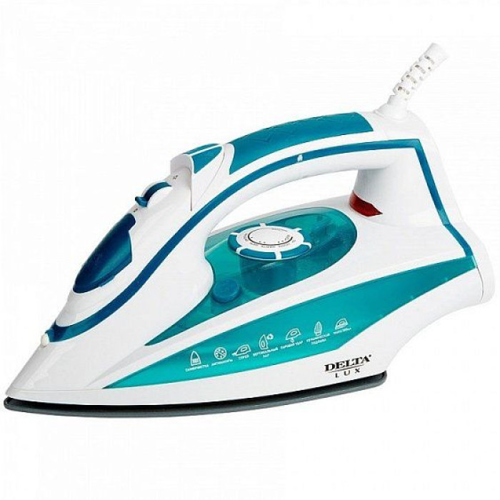 Утюг DELTA LUX DL-352 бирюзовый Утюг DELTA LUX DL-352 бирюзовый