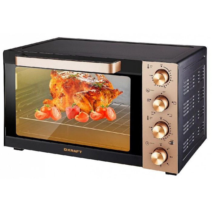 Мини-печь Kraft KF-MO3505 KGL золото Мини-печь Kraft KF-MO3505 KGL золото