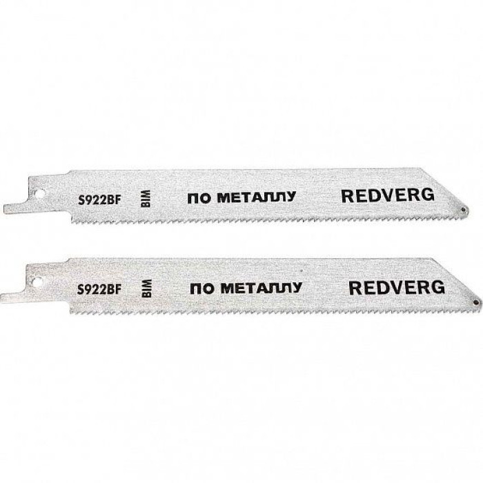 Полотно для сабельной пилы Redverg S922BF BIM, по металлу,150 мм, 2 шт(820471) Полотно для сабельной пилы Redverg S922BF BIM, по металлу,150 мм, 2 шт(820471)