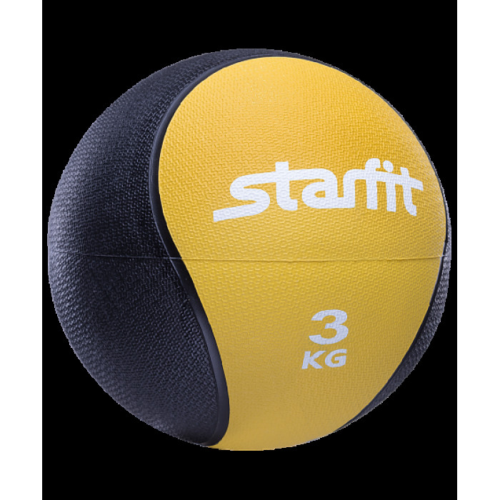 Медбол Starfit Pro GB-702 3 кг желтый Медбол Starfit Pro GB-702 3 кг желтый
