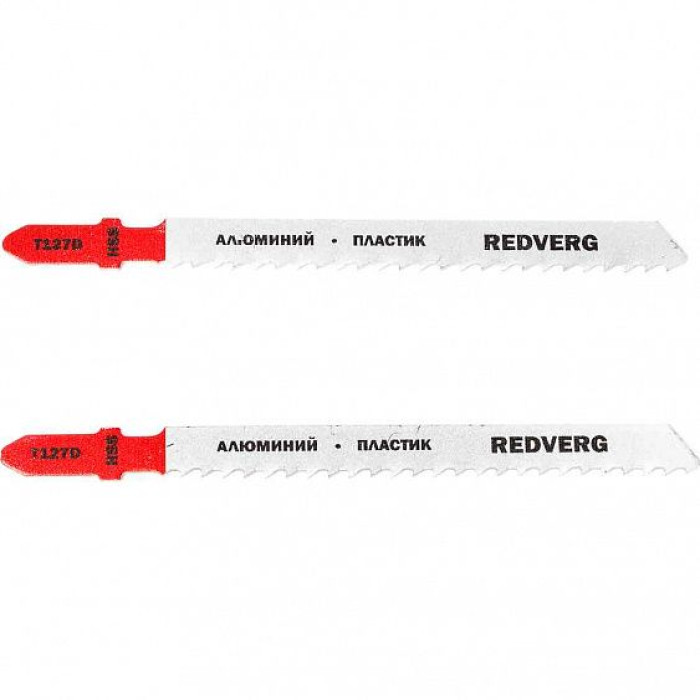 Пилка для лобзика Redverg по алюминию T127D быстрый рез, HSS (2шт )(820261) Пилка для лобзика Redverg по алюминию T127D быстрый рез, HSS (2шт )(820261)