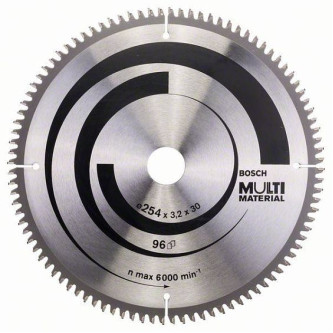 Пила твердосплавная BOSCH 254х30х 96 multi 451