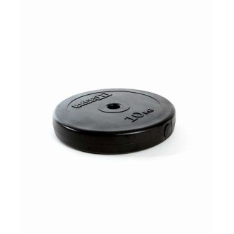Диск пластиковый Starfit BB-203 10 кг d=26 мм черный