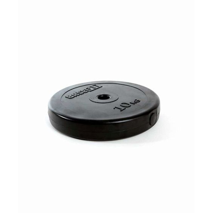 Диск пластиковый Starfit BB-203 10 кг d=26 мм черный Диск пластиковый Starfit BB-203 10 кг d=26 мм черный