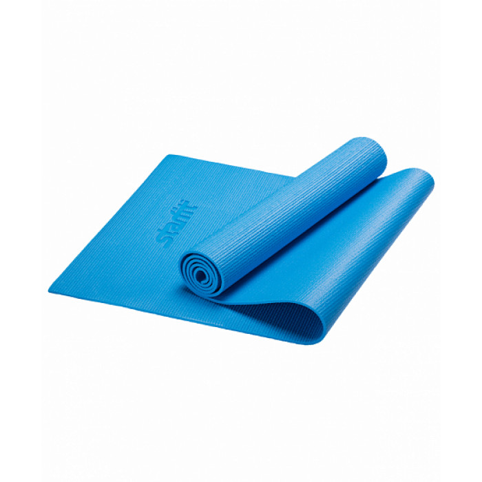 Коврик для йоги Starfit FM-101 PVC 173x61x0,8 см синий Коврик для йоги Starfit FM-101 PVC 173x61x0,8 см синий