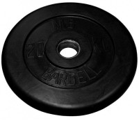 Диск обрезиненный MB Barbell MB-PltB31-20 Диск обрезиненный MB Barbell MB-PltB31-20