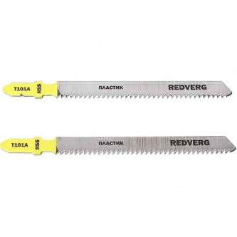 Пилка для лобзика Redverg по пластику T101А чистый рез, HSS (2шт )(820001) Пилка для лобзика Redverg по пластику T101А чистый рез, HSS (2шт )(820001)