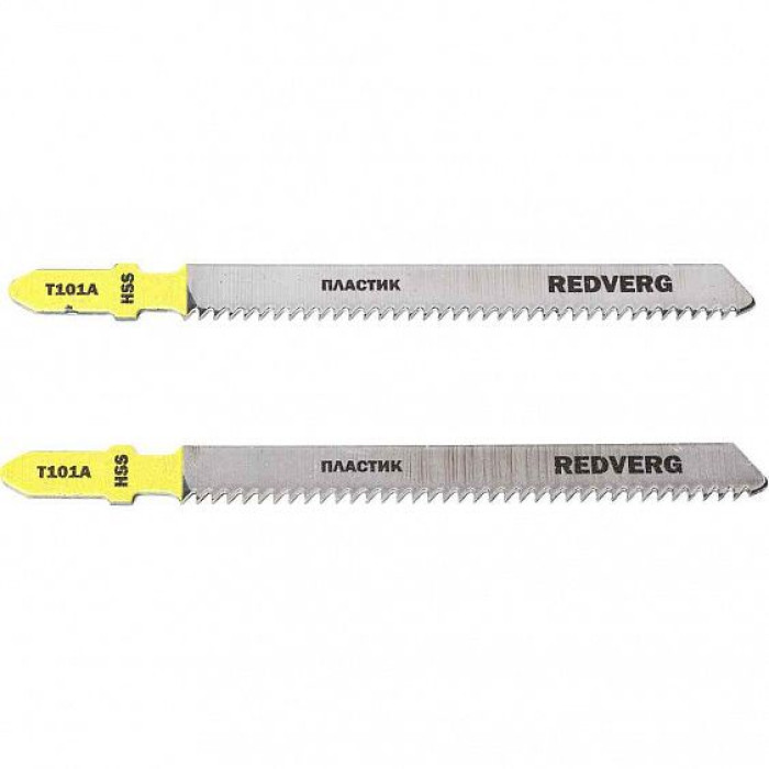 Пилка для лобзика Redverg по пластику T101А чистый рез, HSS (2шт )(820001) Пилка для лобзика Redverg по пластику T101А чистый рез, HSS (2шт )(820001)