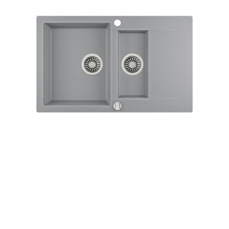 Кухонная мойка TEKA CLIVO 60 B-TQ ALUGRAUMETALLIC