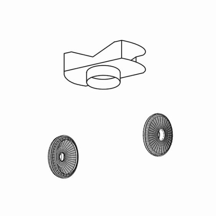 Комплект рециркуляции TEKA 1/L к DX 90, DQ 90 (40490109) Комплект рециркуляции TEKA 1/L к DX 90, DQ 90 (40490109)