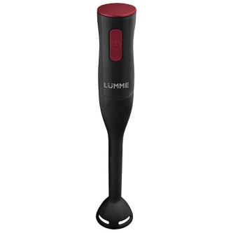 Блендер погружной LUMME LU-1831 черный/красный гранат