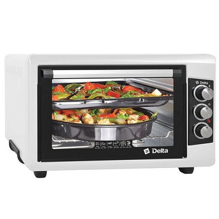 Духовка электрическая Delta D-0550, 1500 Вт, 55 л (белый) Духовка электрическая Delta D-0550, 1500 Вт, 55 л (белый)