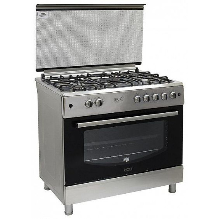 Газовая плита RICCI RGC 9010IX Газовая плита RICCI RGC 9010IX