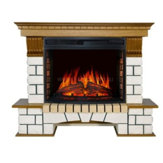 Камин ROYAL FLAME pierre luxe под dioramic 28 (дуб)