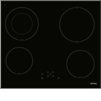 Стеклокерамическая панель KORTING HI 62022 B