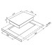 Варочная панель SMEG PGF 30 T 1 Варочная панель SMEG PGF 30 T 1