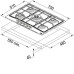 Поверхность FRANKE fhtl 755 4g tc wh e Поверхность FRANKE fhtl 755 4g tc wh e