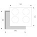 Индукционная панель LEX EVI 640 f bl Индукционная панель LEX EVI 640 f bl
