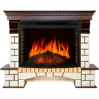 Камин ROYAL FLAME pierre luxe под dioramic 33 (темный дуб) Камин ROYAL FLAME pierre luxe под dioramic 33 (темный дуб)