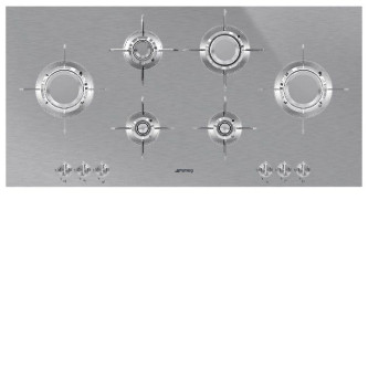 Газовая варочная панель Smeg PXL6106 Газовая варочная панель Smeg PXL6106