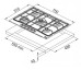 Поверхность FRANKE fhcl 755 4g tc pw c