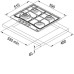 Поверхность FRANKE fhtl 604 3g tc bd c Поверхность FRANKE fhtl 604 3g tc bd c
