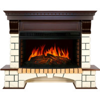 Камин ROYAL FLAME pierre luxe под dioramic 33w (темный дуб)