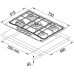 Поверхность FRANKE fhtl 755 4g tc pw c Поверхность FRANKE fhtl 755 4g tc pw c