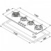 Варочная поверхность FRANKE FHCR 1204 3G TC HE BK C Варочная поверхность FRANKE FHCR 1204 3G TC HE BK C
