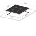 Электрическая поверхность MAUNFELD MVI59.4HZ.2BT-WH Электрическая поверхность MAUNFELD MVI59.4HZ.2BT-WH