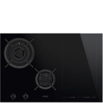 Комбинированная варочная панель Smeg PM6721WLDX Комбинированная варочная панель Smeg PM6721WLDX