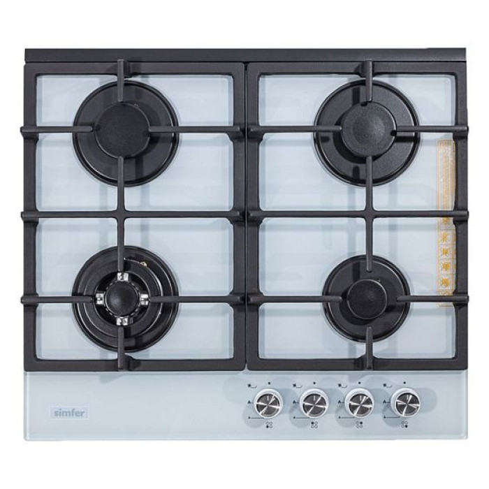 Газовая варочная панель SIMFER H60H40W516 Газовая варочная панель SIMFER H60H40W516