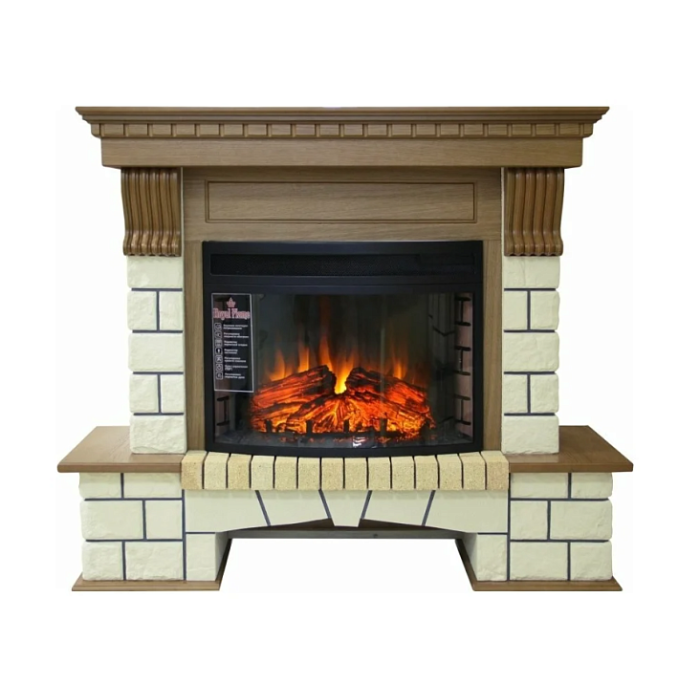 Камин ROYAL FLAME pierre luxe под dioramic 25 (дуб) Камин ROYAL FLAME pierre luxe под dioramic 25 (дуб)