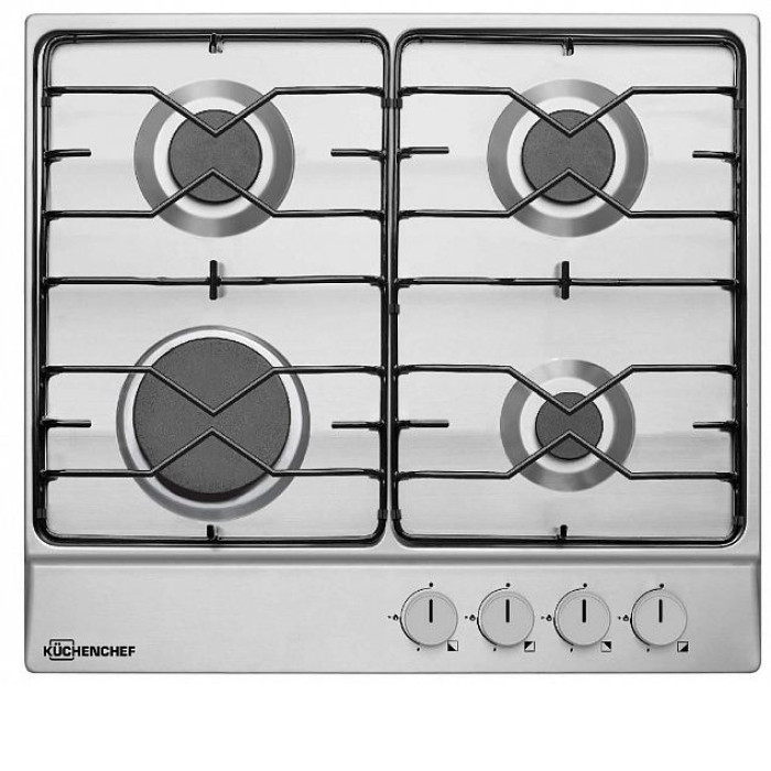 Встраиваемая газовая варочная панель Kuchenchef KHG610X