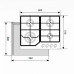 Газовая панель Lex GVG 640-1 bl Газовая панель Lex GVG 640-1 bl
