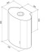 Вытяжка FALMEC ellittica isola 70 inox (800)