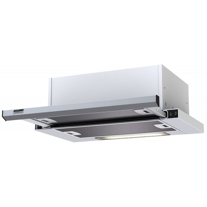 Вытяжка KRONASTEEL KAMILLA slim 500 inox (белый/нерж) Вытяжка KRONASTEEL KAMILLA slim 500 inox (белый/нерж)