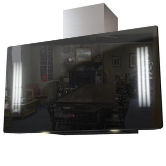 Вытяжка KRONASTEEL naomi silent mirror 900 black 5p-s Вытяжка KRONASTEEL naomi silent mirror 900 black 5p-s